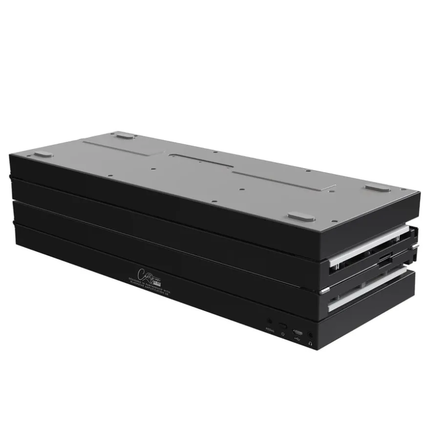 88 Key Lightweight Full Length Folding Piano - Black