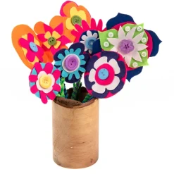 Large Brightly Coloured Craft Buttons 1lb Bag