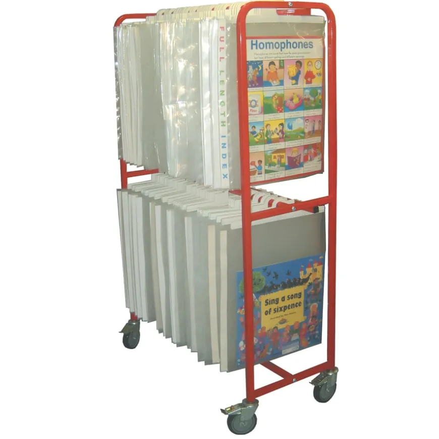 Large Mobile Big Book Stand H1820 x W520 x L1000mm