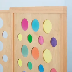 Large Natural Folding Room Divider