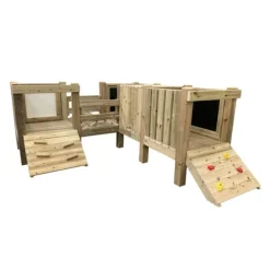 Large Outdoor Wooden Adventure Unit