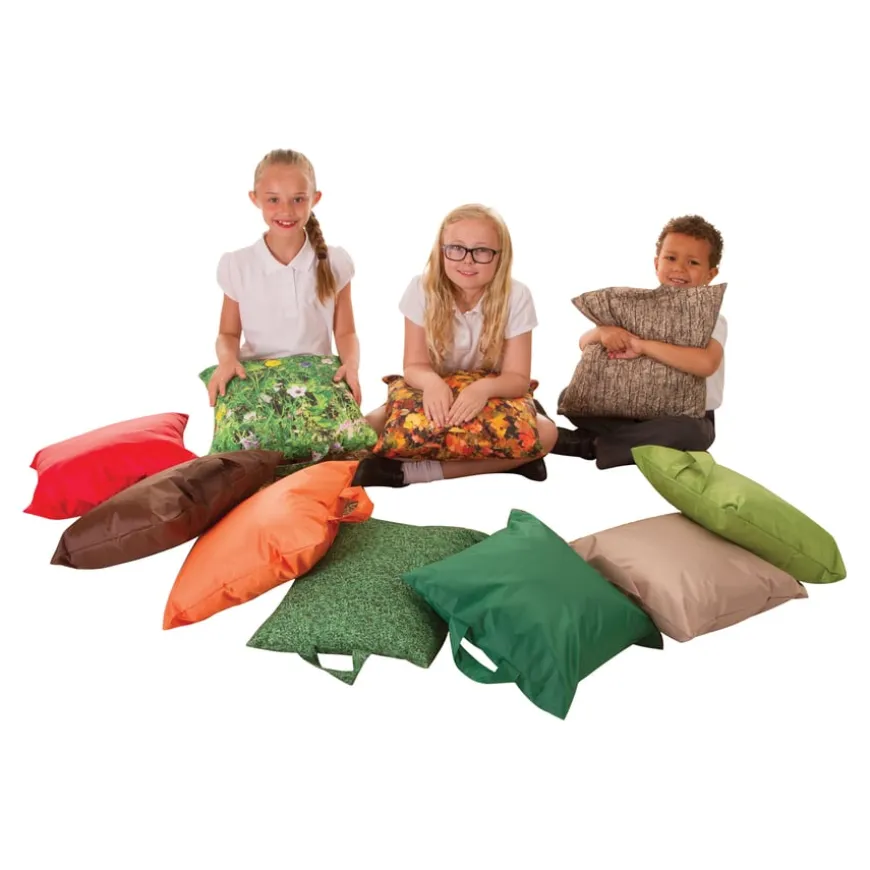 Learn about Nature Tactile Carry Cushions 10pk