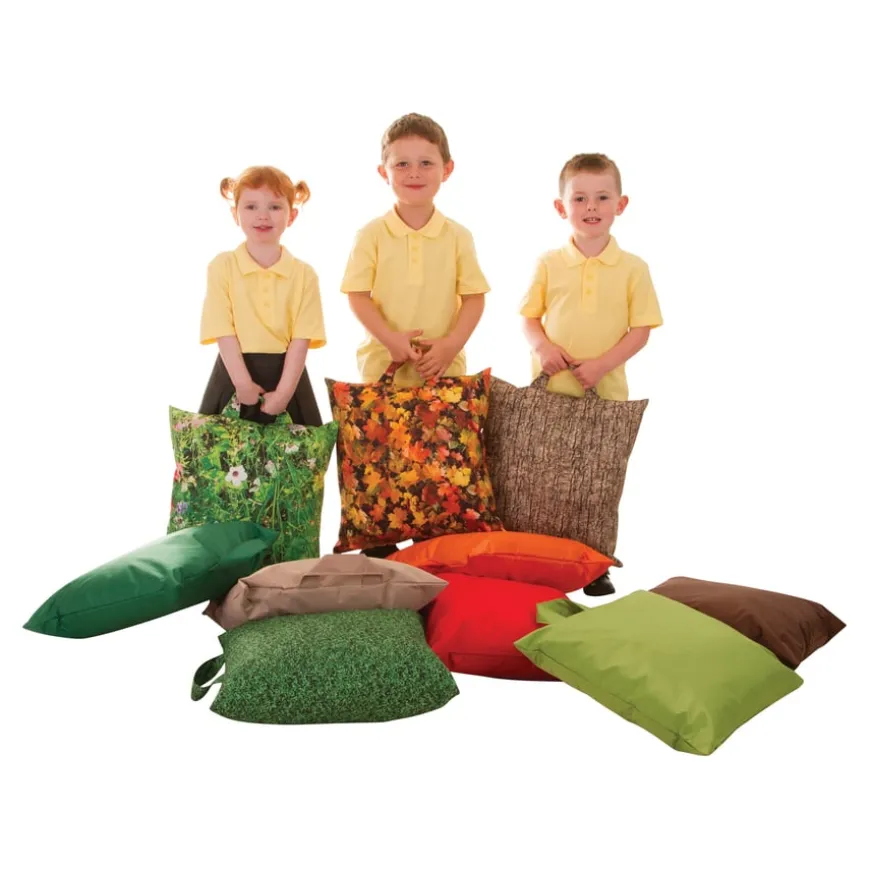 Learn about Nature Tactile Carry Cushions 10pk