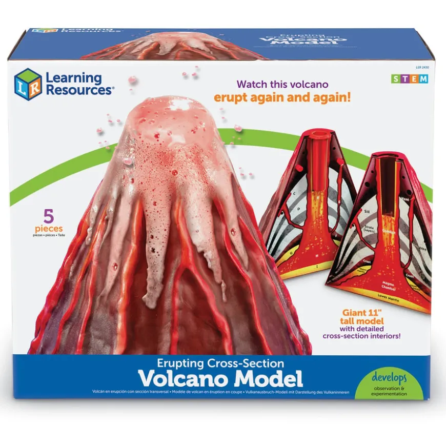 Learning Resources Erupting Volcano Model