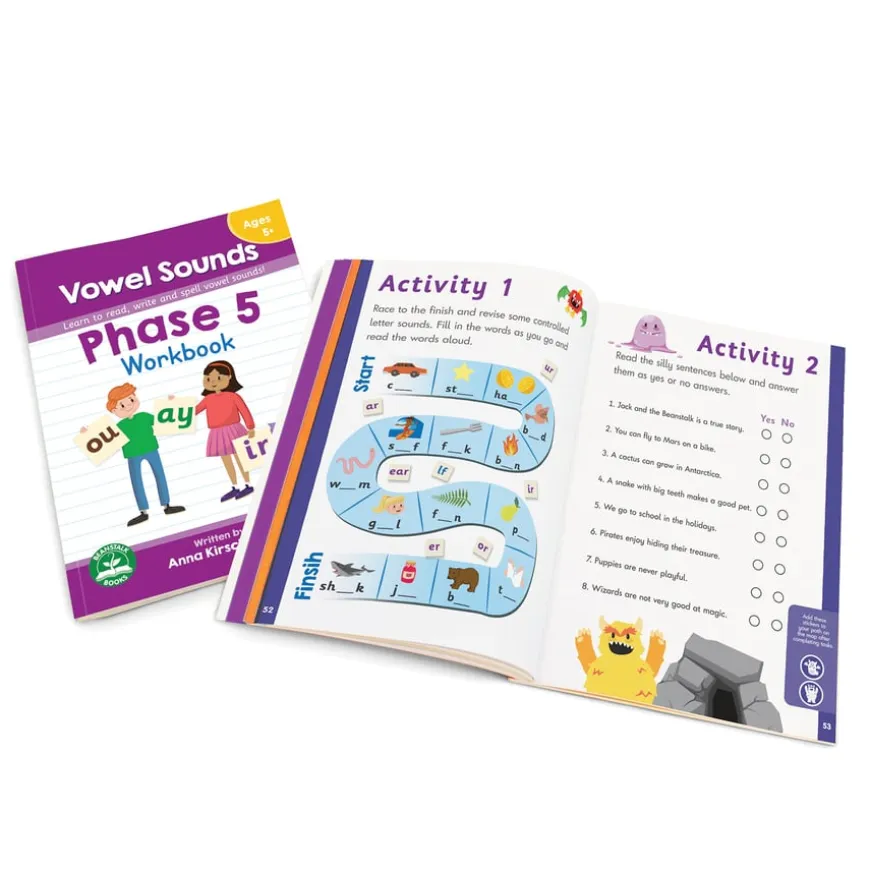 Letters and Sounds Workbooks Phase 1-6