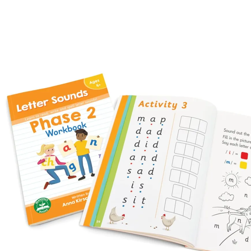 Letters and Sounds Workbooks Phase 1-6