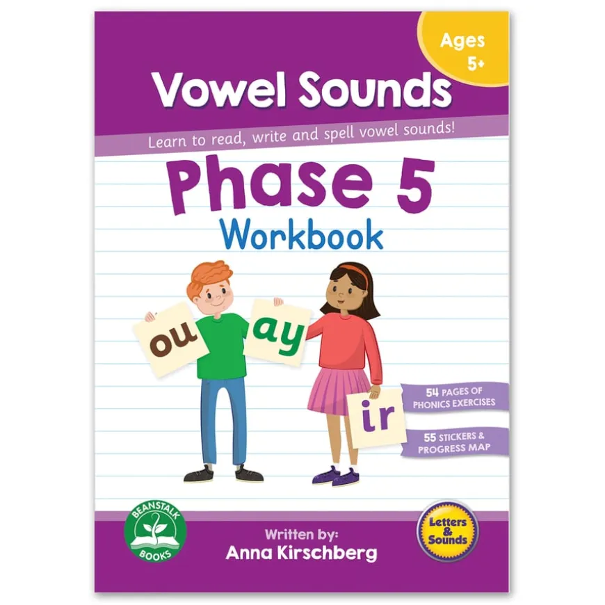 Letters and Sounds Workbooks Phase 1-6