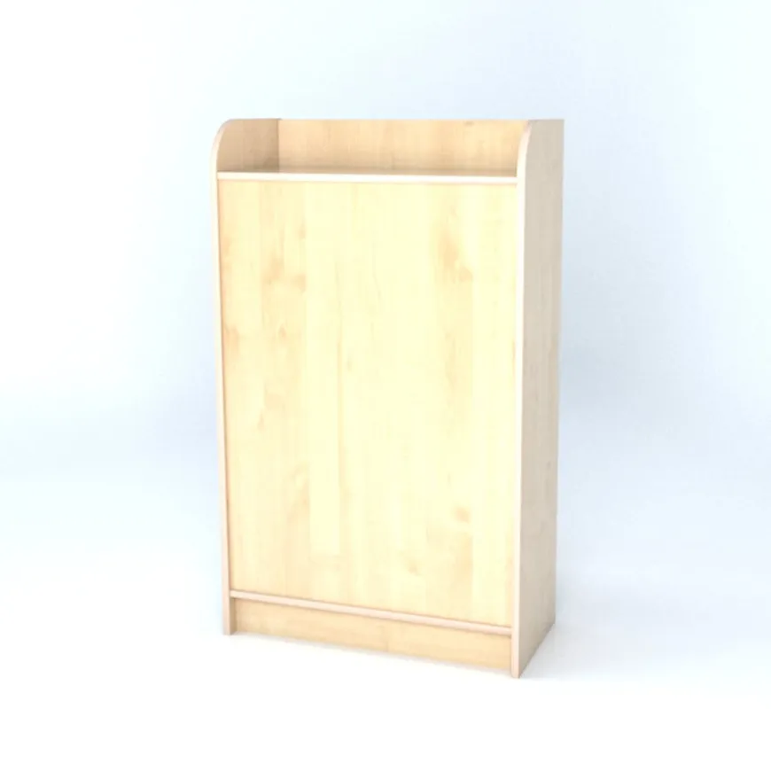 Library Blanking Unit In Maple