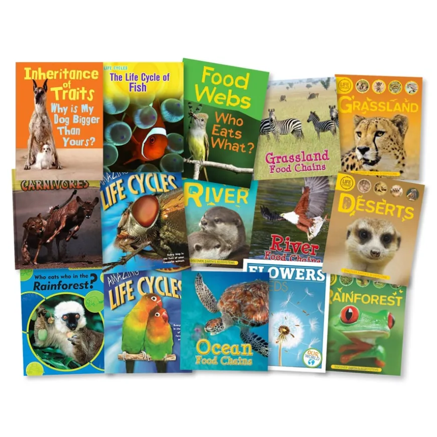 Life Cycles and Food Chain Book Pack KS2 15pk