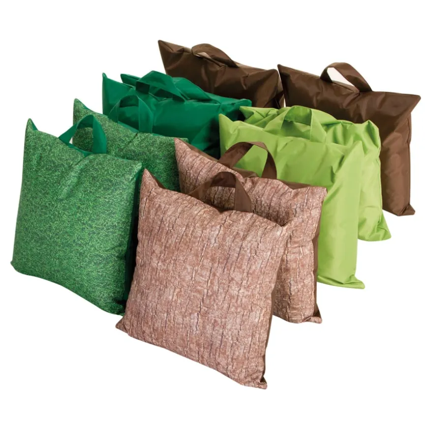 Lightweight Assorted Nature Print Cushions 10pk
