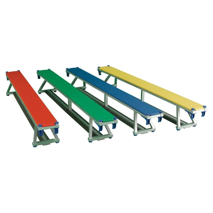 Lita Lightweight Aluminium Gym Benches 2.4m Multicolour 4pk