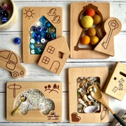 Little Looking Wooden Shape Finders 12pk