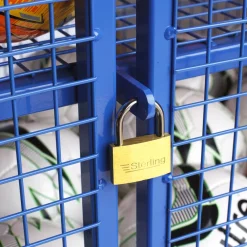 Lockable Mobile Ball Storage Cabinet