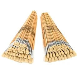 Long Handled Hog Hair Paint Brushes 120pk