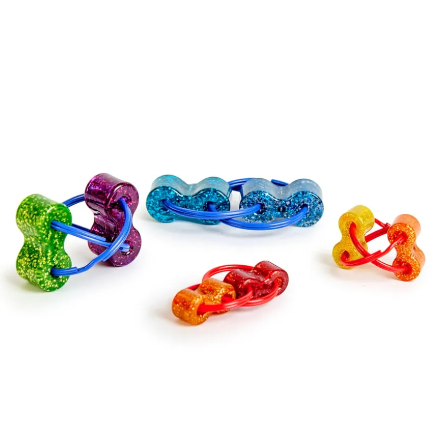 Loopeez Sensory Ring Fidgets 4pk