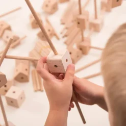 Loose Parts Construction Blocks and Poles 550pk