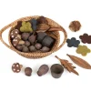 Loose Parts Nature Collection Basket 35pcs