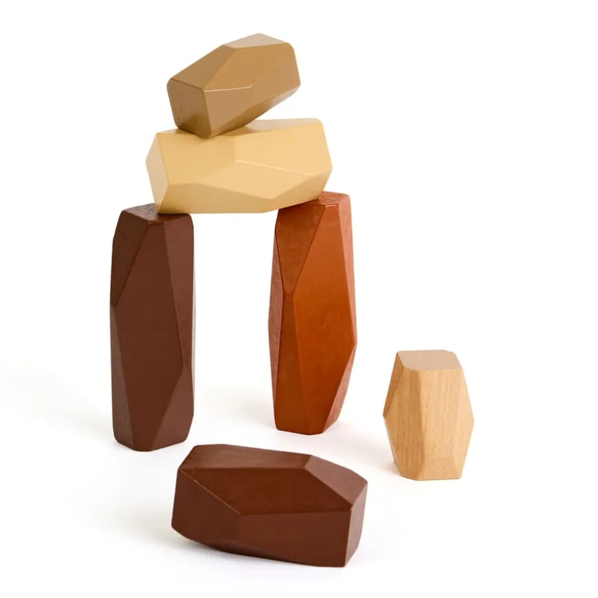 Loose Parts Wooden Tonal Shades Collection