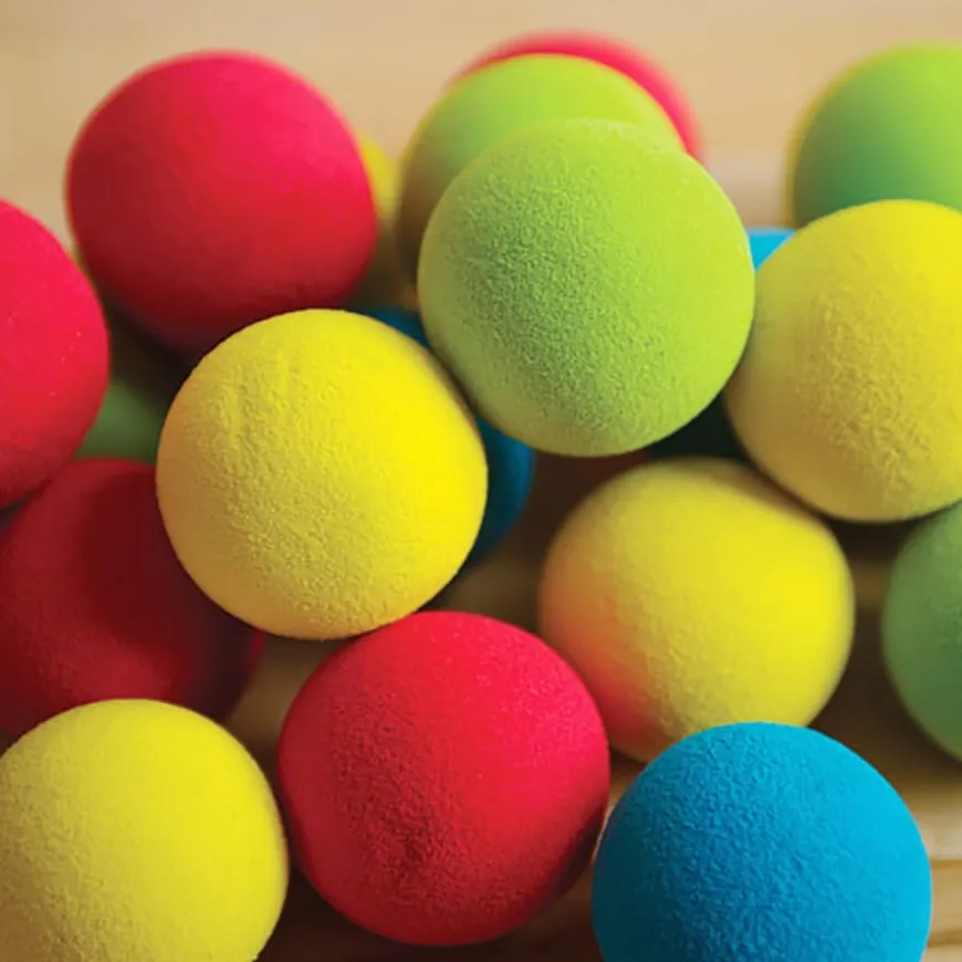 Low Bounce Foam Balls 6cm 20pk