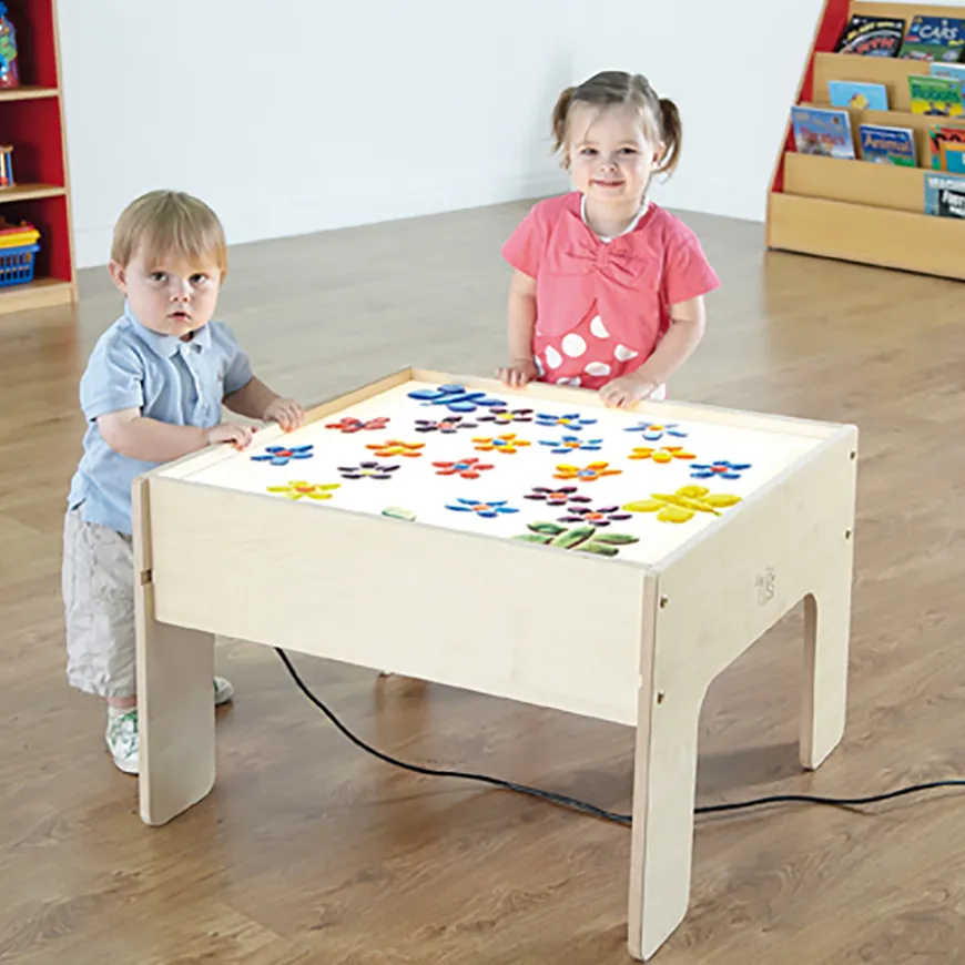 Low Level Toddler Light Box Table H50 x W75 x L75cm