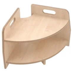Low Storage Shelving Corner Unit