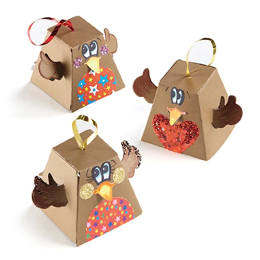 Make Your Own Robin Christmas Tree Hangers 30pk