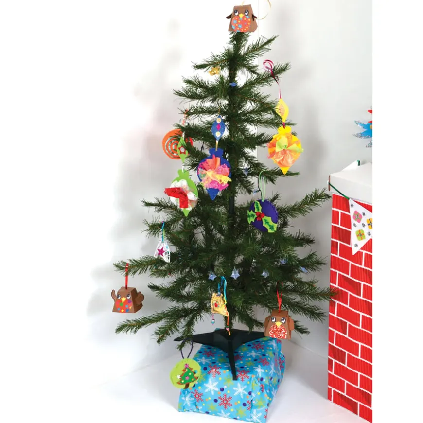 Make Your Own Robin Christmas Tree Hangers 30pk