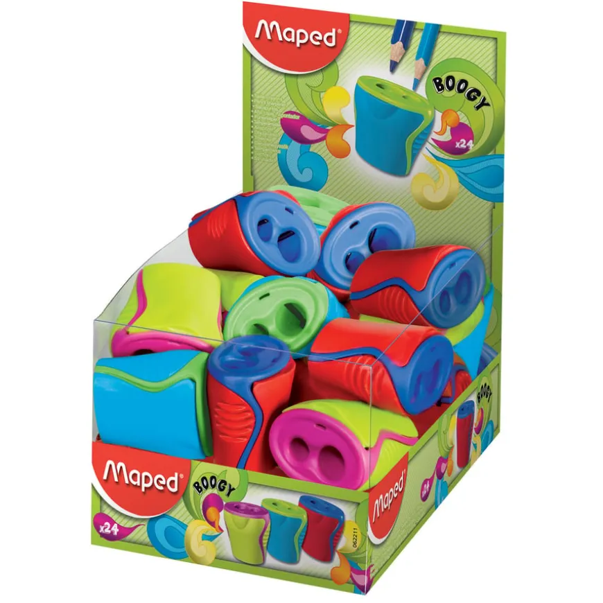 Maped Boogy Cannister Sharpeners Double 24pk