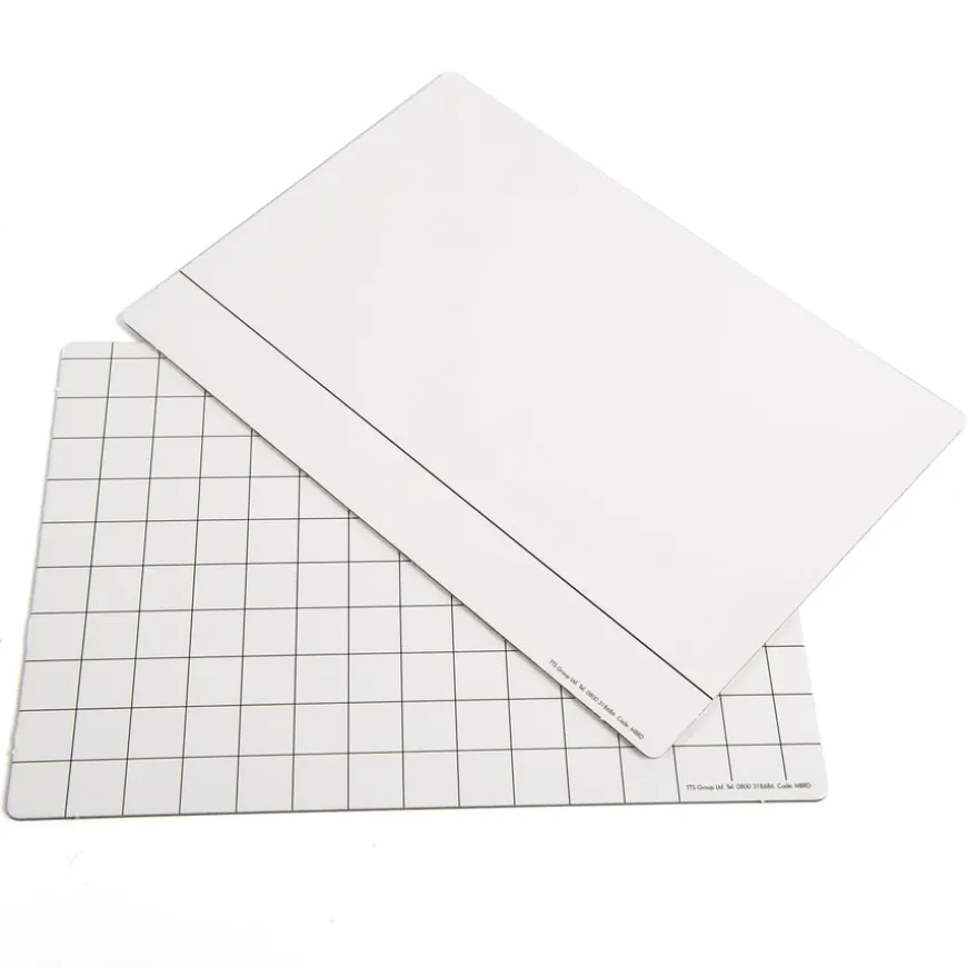 Maths 2cm Grid Card Whiteboards