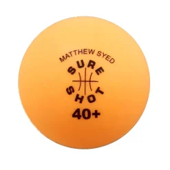 Matthew Syed Coloured Table Tennis Balls 60pk