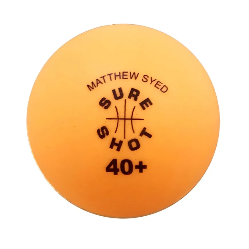 Matthew Syed Coloured Table Tennis Balls 60pk