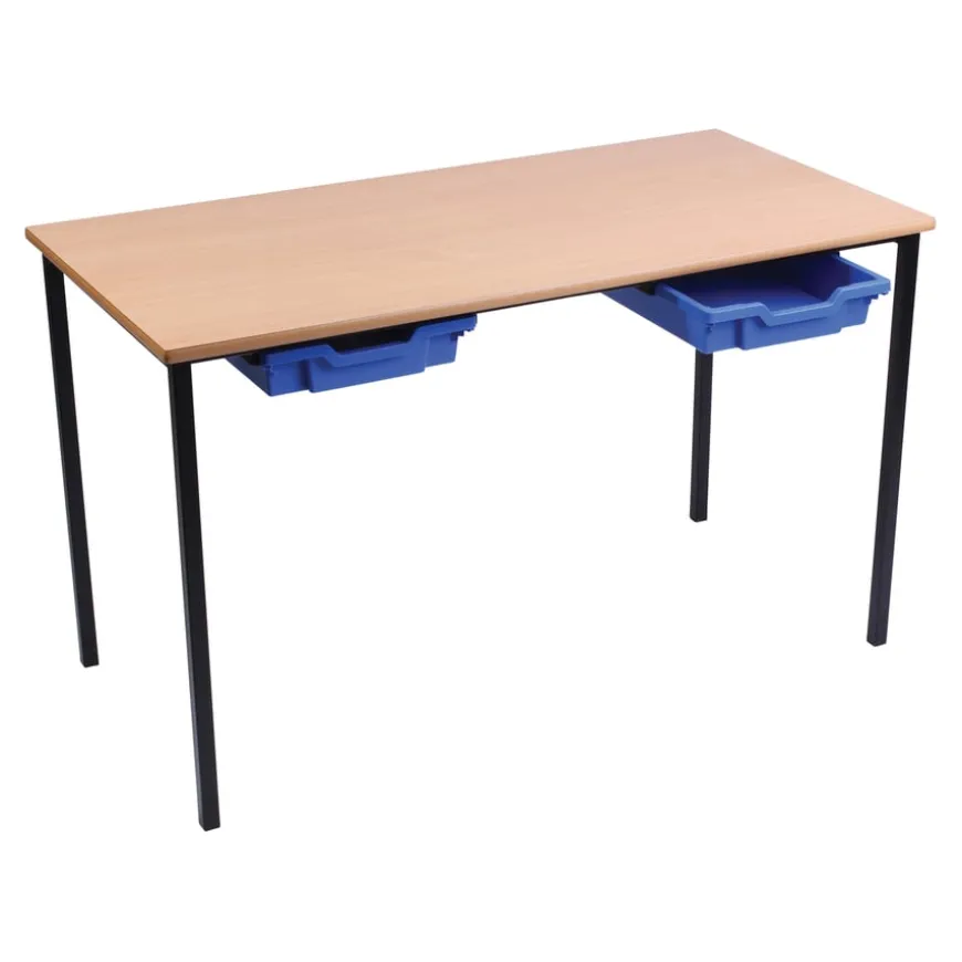 MDF Edge Tables W/ Tray Storage 120cm