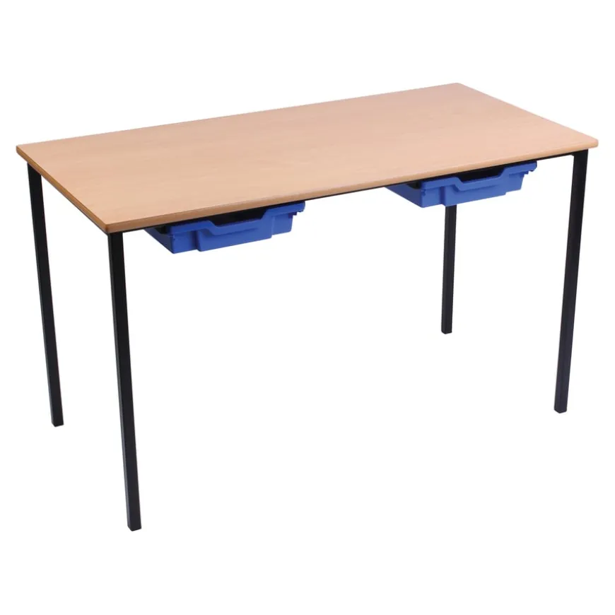 MDF Edge Tables W/Tray Storage 1100mm x 550mm