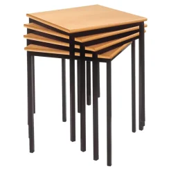 MDF Edge Welded Frame Square Table 60x60cm