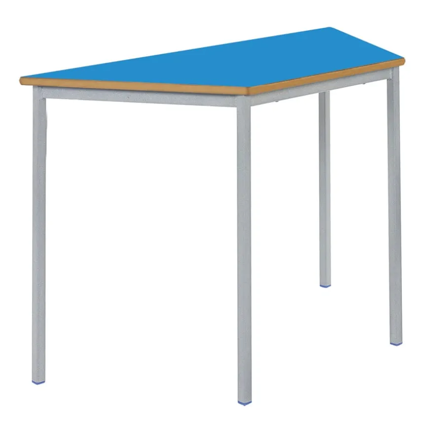 MDF Edge Welded Frame Trapezoidal Table