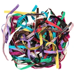Metallic Glitter Sparkle Ribbon 2m 10pk