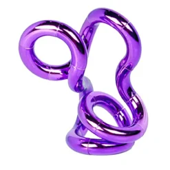 Metallic Smooth Tangle Fidget