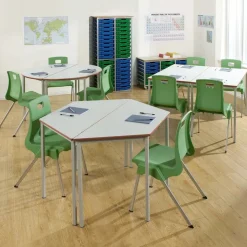 Metalliform ST Chair Seat height 260mm Charcoal Grey
