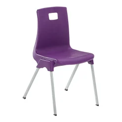 Metalliform ST Chair Seat height 260mm Purple