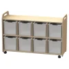 Millhouse 4 Column Shelf Storage with Tubs