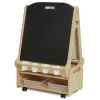 Millhouse Double Sided 2 in 1 Easel with Low Storage Trolley