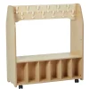 Millhouse Double Sided Mobile Cloakroom Trolley W1000mm