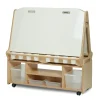 Millhouse Double Sided Whiteboard Easel W/ High Trolley