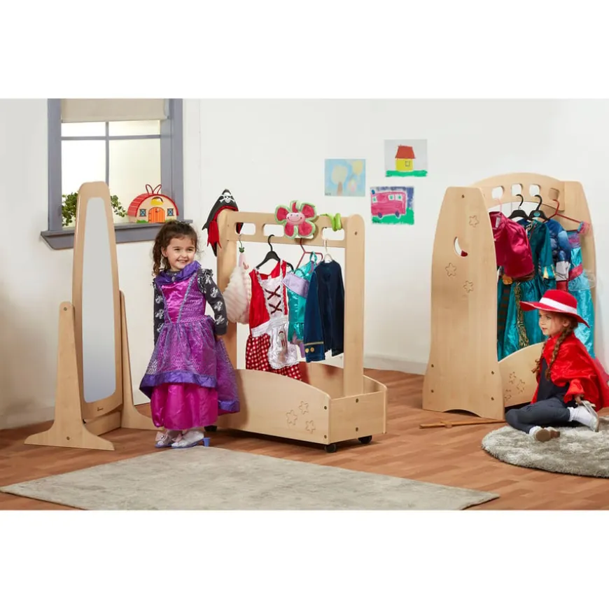 Millhouse Galaxy Role Play Dressing Up Trolley in Maple