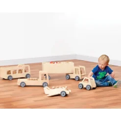 Millhouse Jumbo Wooden Vehicle Set Bundle Deal