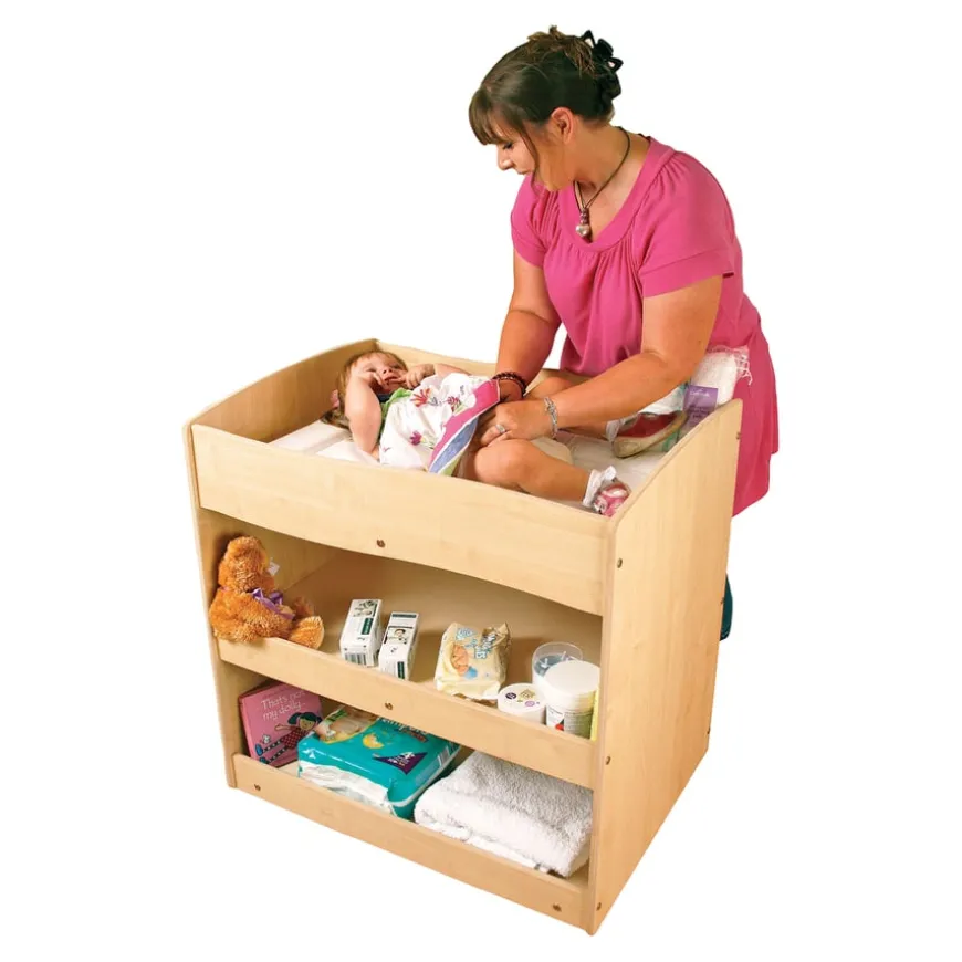 Millhouse Wooden Baby Changing Unit W/ Castors W83xD61xH88cm