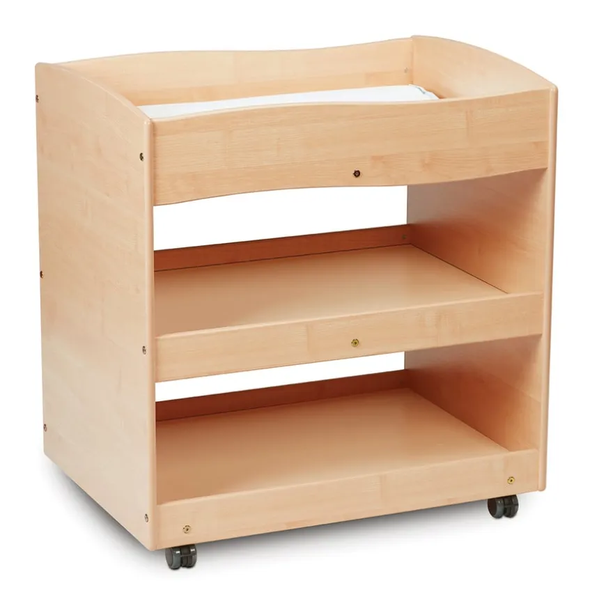 Millhouse Wooden Baby Changing Unit W/ Castors W83xD61xH88cm
