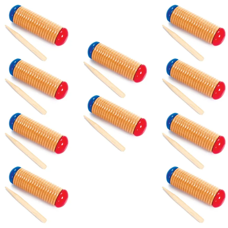 Mini Guiro Shakers and Beaters