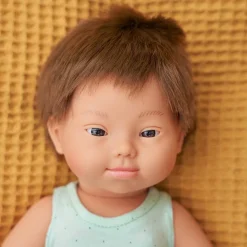 Miniland Baby Doll Down Syndrome Noah 38cm
