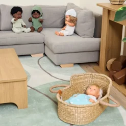 Miniland Role Play Baby Doll Seaweed Moses Basket
